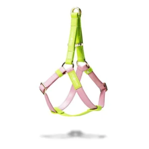 abigale (italian leather) step in dog harness – by the paw co.