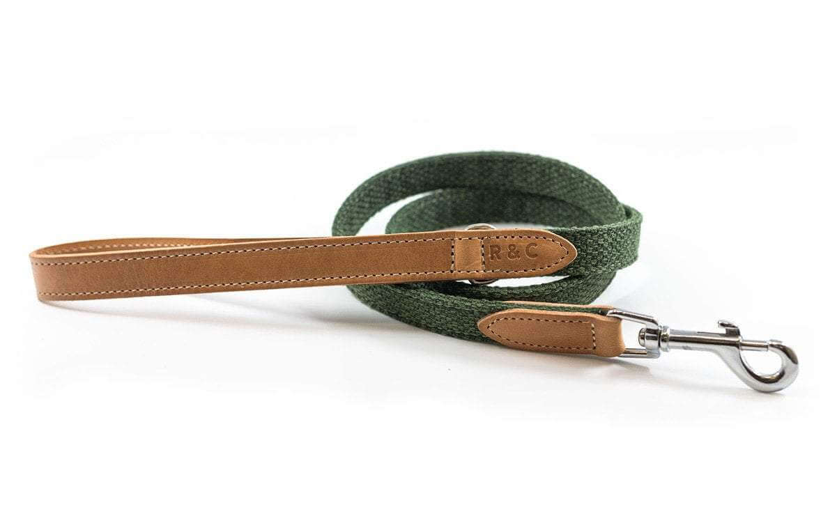 “richmond” fabric & leather dog lead – by ralph & co “richmond” fabric & leather dog lead – by ralph & co