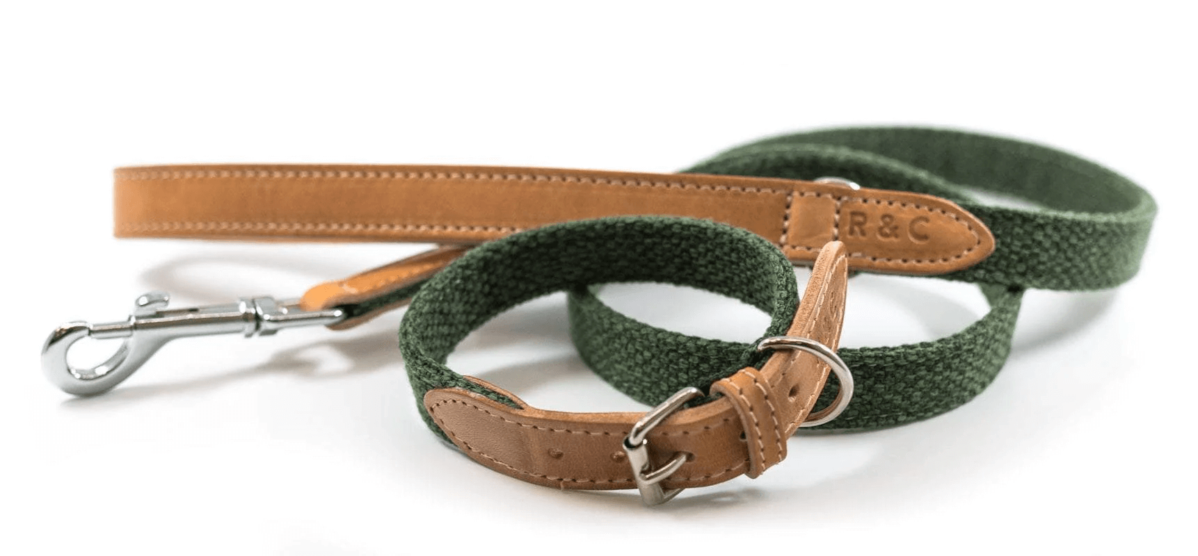 “richmond” fabric & leather dog lead – by ralph & co “richmond” fabric & leather dog lead – by ralph & co