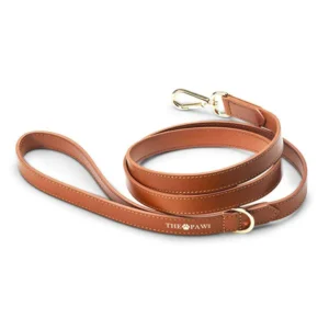 vivienne (italian leather) dog leash | dog lead – by the paw co.